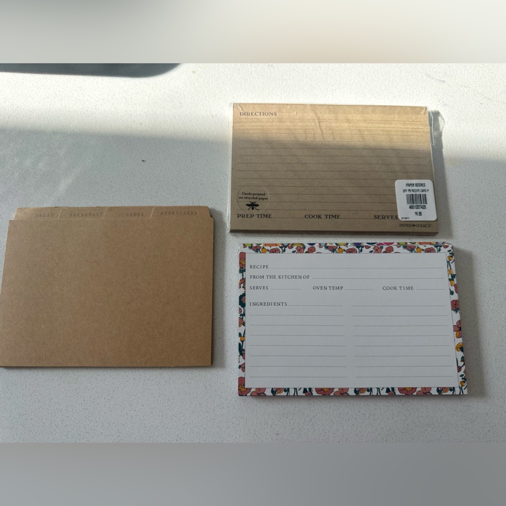 paper source Recipe Card Set - Picture 2 of 2
